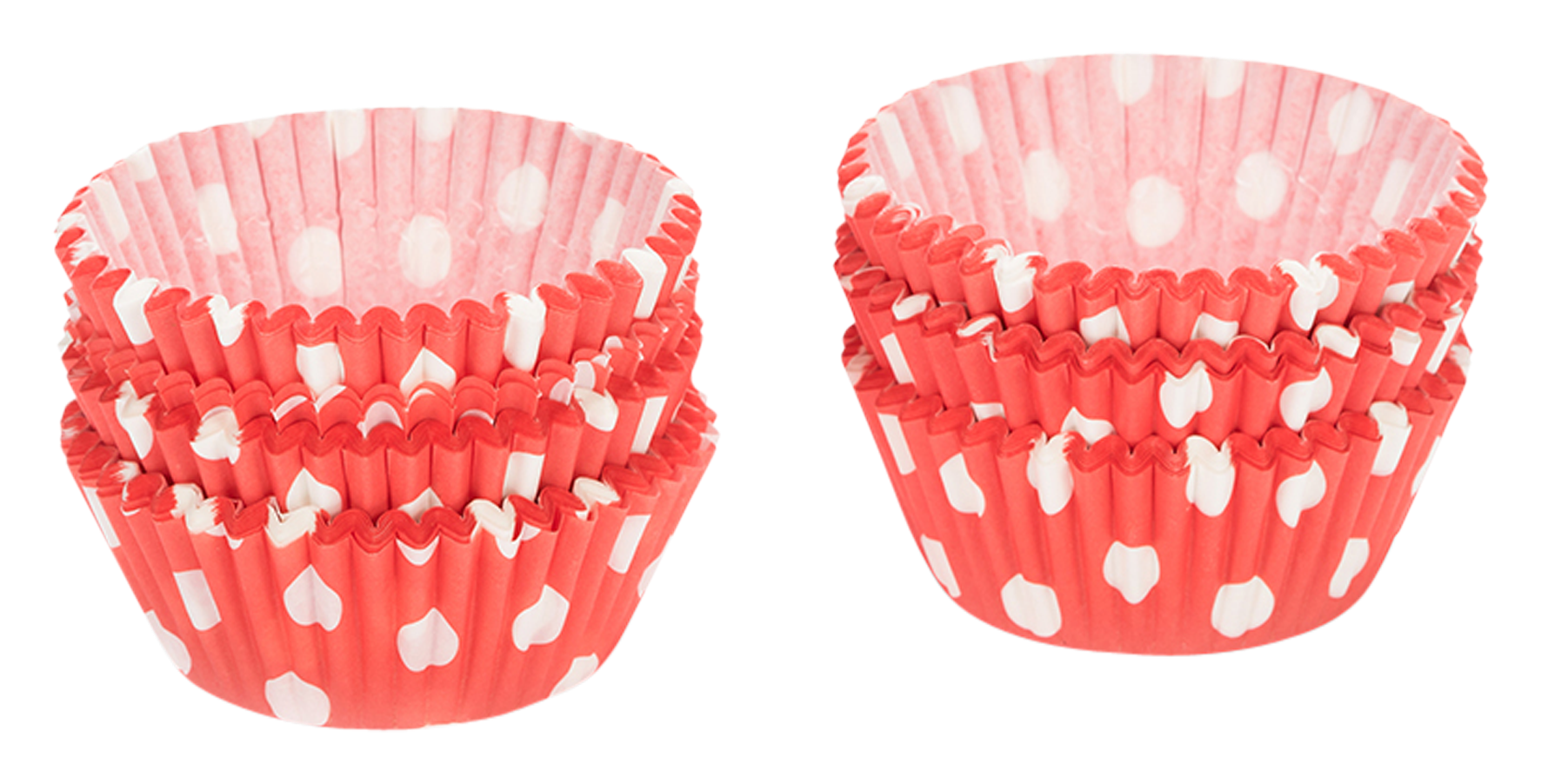 Mini Papierf. rot weiss  ø3 cm